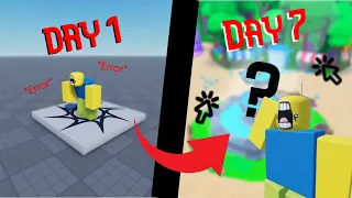 Learning Scripting in 7 days ROBLOX INTENSE