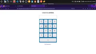 Basic Calculator App with HTML CSS JavaScript Vanilla JS Project
