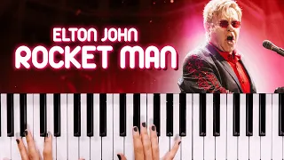 Portada del video HOMBRE COHETE - Elton John | Cómo tocar el teclado
