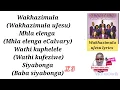 NCANDWENI CHRIST AMBASSADORS |WAKHAZIMULA UJESU LYRICS | @KINGBANELEFREDDYYMEDIA-NZ3KV