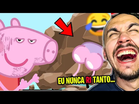 TENTE NÃO RIR DA PEPPA PIG DA ZOEIRA E ENGRAÇADA *impossível