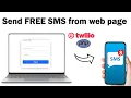 How to send SMS from website