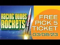 Gulfstream Wednesday Early Pick 5 FREE Picks Full Rockets Ticket Inside