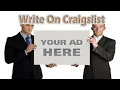 How To Write A Craigslist Ad For Services