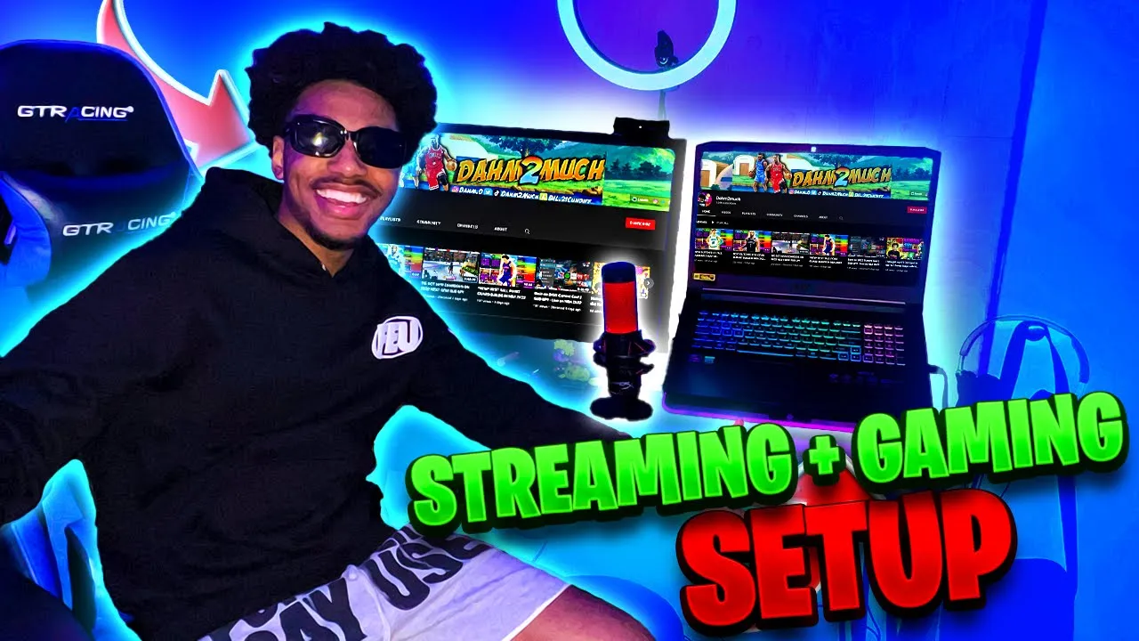 @Dahm2much *Console* GAMING & STREAMING SETUP! ???????? + ROOM TOUR ???????? (2022)