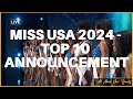MISS USA 2024 - Top 10 Announcement
