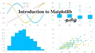Introduction to Matplotlib in Tamil Matplotlib Data visualization Machinelearning