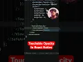 Touchable Opacity in React Native