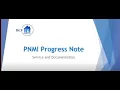 Progress Note Training