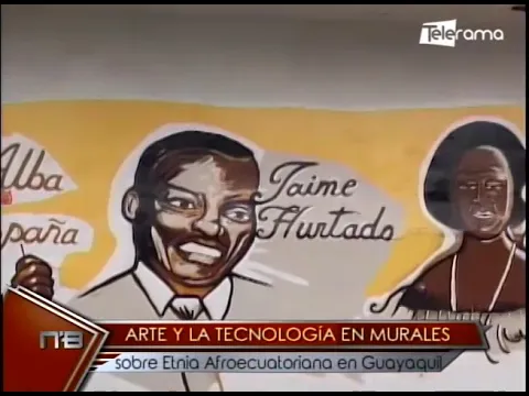 Arte y la tecnología en murales sobre etnia afroecuatoriana en Guayaquil