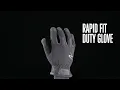 Rothco Safety Green Rapid Fit Duty Gloves  34691 - Video 4 of 1
