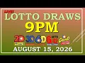 LOTTO RESULT 9PM DRAW AUGUST 15 2026 LottoResultTV15K