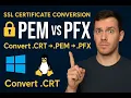 PEM vs PFX Explained Convert CRT to PEM to PFX Step-by-Step SSL Guide