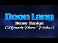 Download Lagu DOON LANG - Nonoy Zuniga (KARAOKE PIANO VERSION)