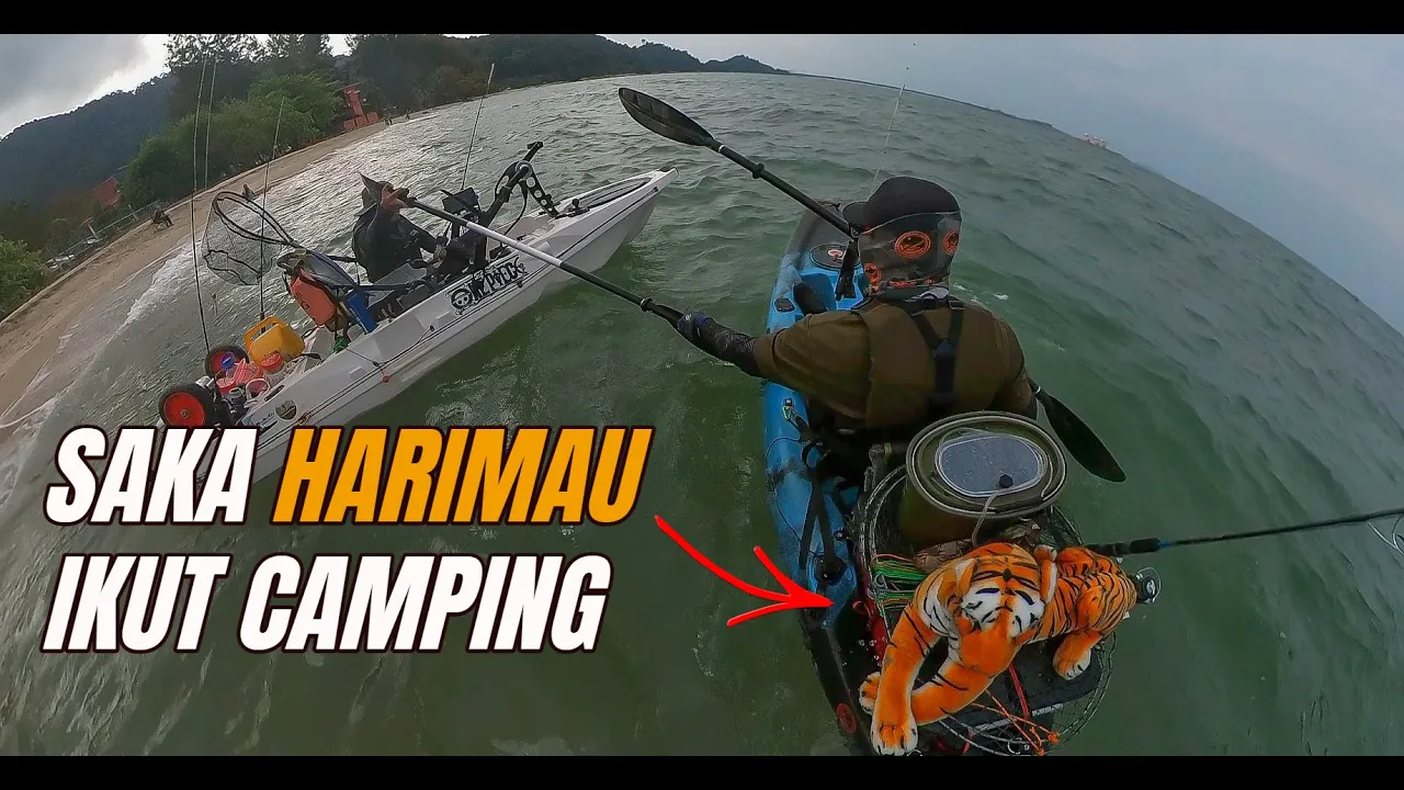 Ikan tak ada, HARIMAU ada! Kayak Fishing Camping (Failed)
