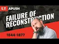Why RECONSTRUCTION Failed APUSH Review