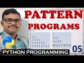 05 - PATTERN PROGRAMS IN PYTHON PROGRAMMING