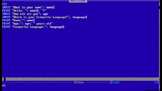 Qbasic Tutorial Part-1