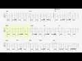 我該放手 | JC 陳詠桐 | Fingerstyle Solo Guitar Tab Tutorial 指彈獨奏結他譜教學