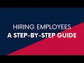 Hiring Employees Step-by-Step Guide Northland Small Business Development Center
