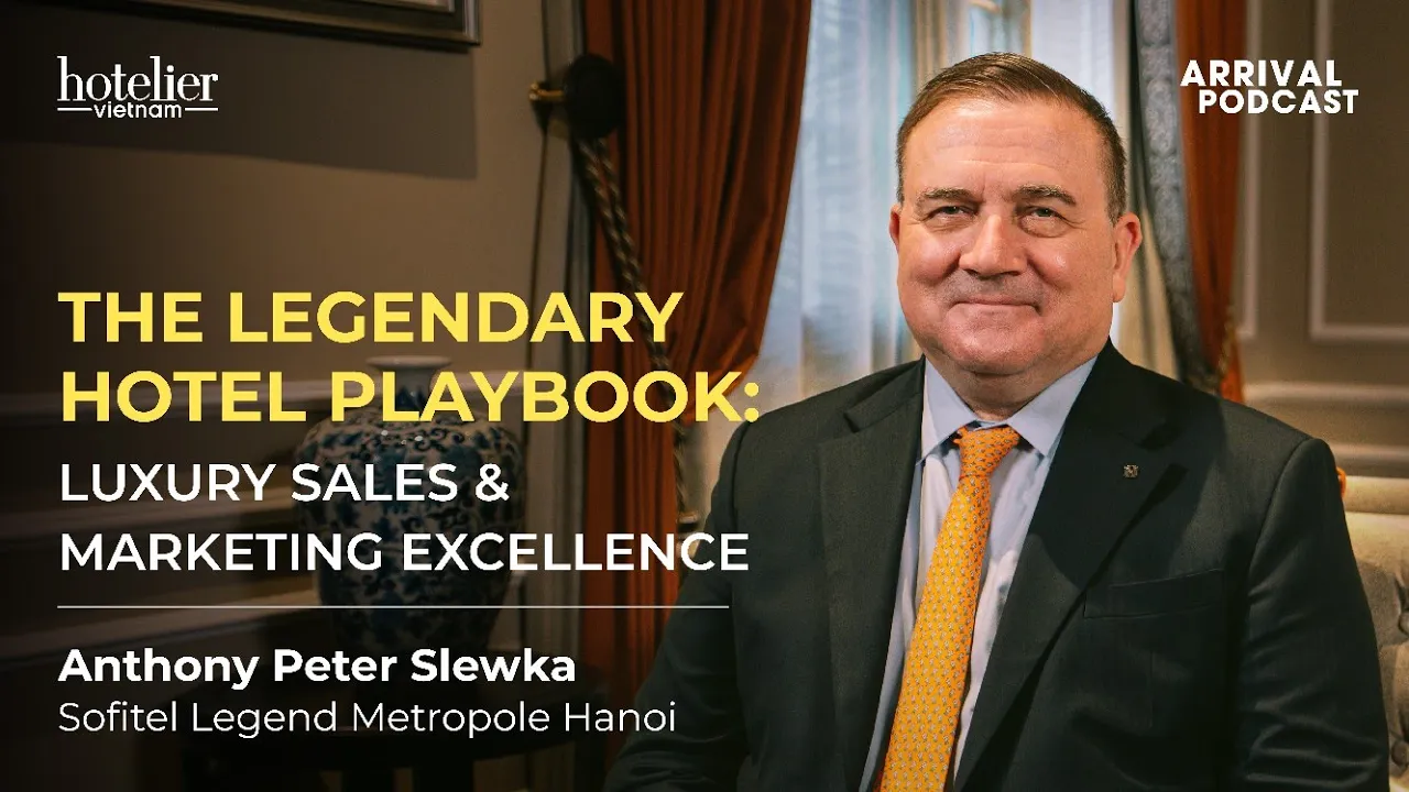Outline Video Arrival Podcast SS2E003: The Legendary Hotel Playbook: Luxury Sales & Marketing Excellence