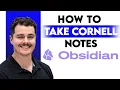 How To Take Cornell Notes In Obsidian 2026 Guide