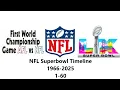 Entire Super Bowl History 1-60 1966-2025
