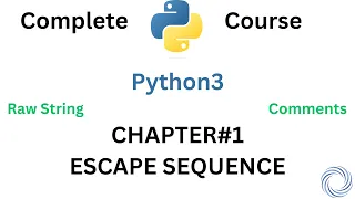 4 - Escape Sequence Comments Raw String