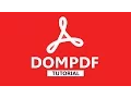 DOMPDF Tutorial - Create PDF from HTML File