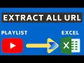 How do I export an ENTIRE youtube playlists