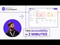 How to Test a Webpage for Accessibility in Under 2 Minutes with A11yInspect