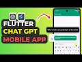 Flutter ChatGPT Chat App Tutorial Build Open AI Powered Chat App In Flutter