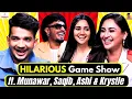 Download Lagu Munawar Faruqui, Krystle D'Souza, Ashi Singh \u0026 Saqib Ayub's HILARIOUS FIGHT | 90s Bollywood Pop Quiz