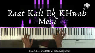 Raat Kali Ek Khwab Mein Piano Cover Kishore Kumar Aakash Desai 