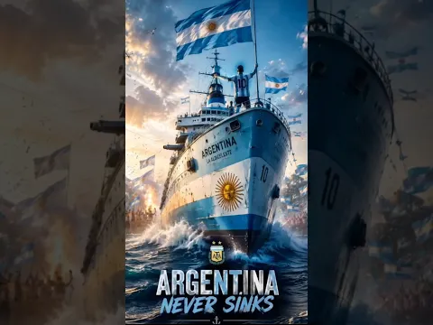 Argentina #argentina #ship #worldcup #messi #cruise #sea