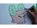 Lagu Dibujando a Lanzador de Zanahorias (Plantas vs Zombies) - Drawing a Launcher Carrots