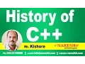 History of C C Tutorial Mr Kishore