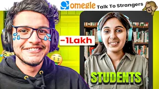 i gave students 100 000 on omegle part 2 triggered insaan