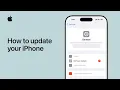 How to update your iPhone Apple Support