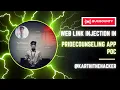 Web Link Injection In Pridecounseling App Android Pentesting POC karthi - the