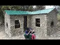Download Lagu TIMELAPSE --288-Days The Journey of 2 Young Couples Build A Solid Stone House To Withstand Storms