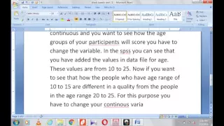Recode into different variables SPSS