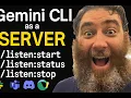 Turn Gemini CLI into a Server with Custom Slash Commands