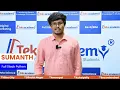 Full Stack Python Course Student Testimonial - Sumanth Hyderabad
