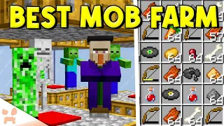 BEST MINECRAFT MOB FARM 1 21 Easy XP All Drops No Mob Spawner