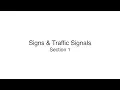 Oregon Driver Manual 1 - Signs Traffic Signals