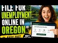 How to file for unemployment online in Oregon