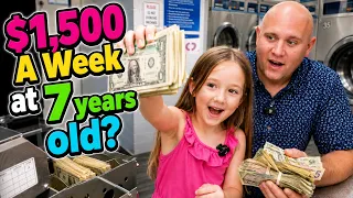 Can My 7-Year Old Make $$$ (Owning A Laundromat).