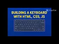 Building a 3D Interactive Keyboard with HTML CSS JavaScript Complete Project From Scratch