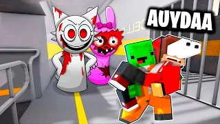JJ and MIKEY SPRUNKI EXE INCREDIBOX NUCLEAR BARRY PRISON RUN - Roblox Animation
